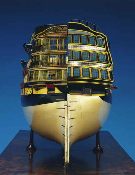 Model of 'Caledonia' (1808), 120 guns, three decker ship of the line